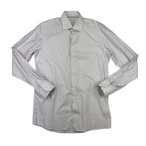 Eton Contemporary Fit Dress Shirt Check Pink Size 39 | 15.5